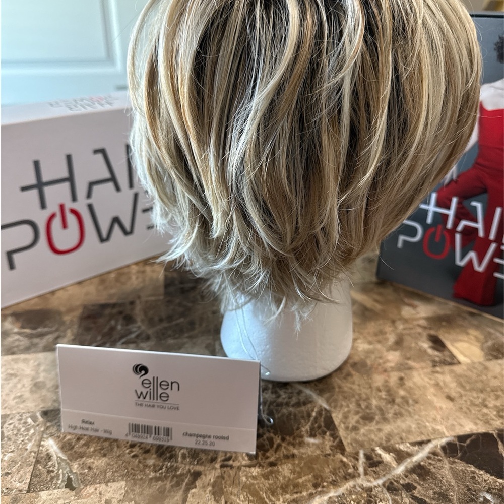 ELLEN WILLE RELAX WIG HEAT FRIENDLY SYNTHETIC GORGEOUS & VERSATILE! SASSY! 💁🏼‍♀️ - Picture 3 of 8